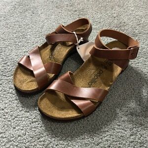 Birkenstock Papillio strappy wedge sandals size 37